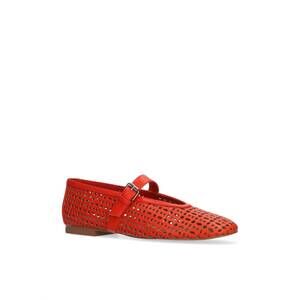 NEW BIBI LOU women's maia flat shoes in red